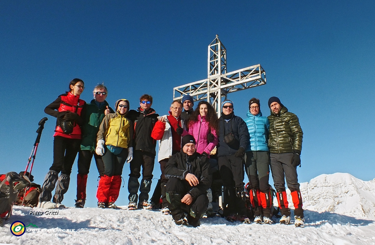 01 In Cima Grem...al freddo e al gelo, ma col sole !.JPG